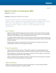 Market Guide for Enterprise SBC