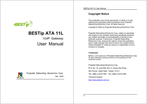 BESTip ATA 11L User Manual