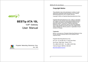 BESTip ATA 10L User Manual