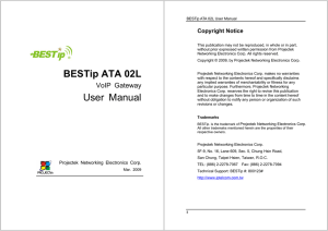 BESTip ATA 02L User Manual