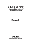 Manual DI-704P D-Link - U. T. F. S. M.