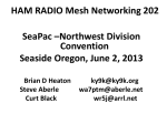 HAM RADIO Mesh Networking 202 SeaPac Northwest