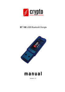 Crypto BT 100 manual EN v3.2