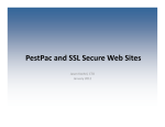 SSL Certification Information
