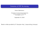 Evolution of P2P file sharing