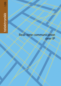 Real-time communication over IP
