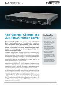 Fast Channel Change