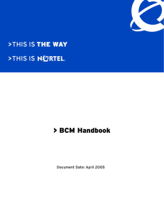 BCM Handbook