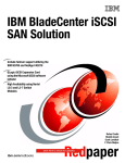 IBM BladeCenter iSCSI SAN Solution