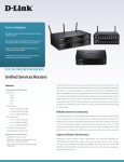 Unified Services Routers - D-Link