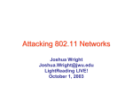 Attacking 802.11 Networks