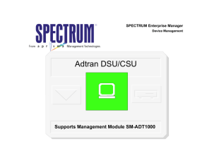 Adtran DSU/CSU - CA Support Home