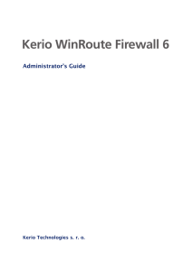 Kerio WinRoute Firewall 6