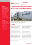Linamar Case Study - UC Solutions and Network Architecture
