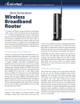 Actiontec MI424WR Revision E Wireless Broadband Router