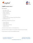 LogiKal Installation Manual - Building Envelope Software