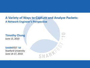 A Variety of Ways to Capture and Analyze Packets