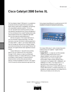 Cisco Catalyst 3500 Series XL