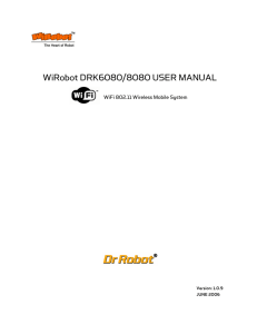 WiRobot DRK6080/8080 USER MANUAL