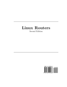 Linux Routers - A Primer For Network Administrators