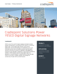 Cradlepoint Solutions Power YESCO Digital Signage Networks