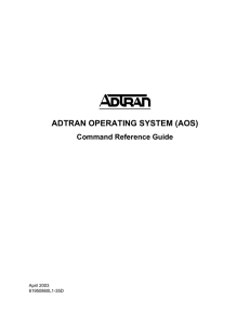 adtran operating system (aos)