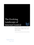 The Evolving Landscape of Internet Control