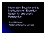 Information Security and its Implications on Everyday
