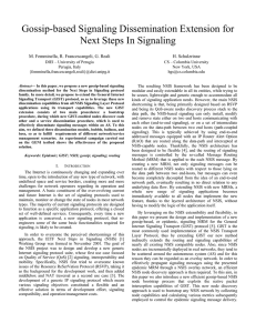 Gossip-based Signaling Dissemination Extension for Next Steps In