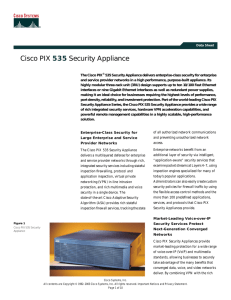 Cisco PIX 535 Security Appliance