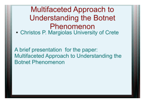 Multifaceted Approach to Understanding the Botnet Phenomenon