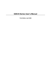 5200-N Series User`s Manual