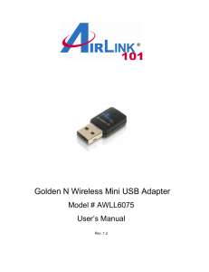 Golden N Wireless Mini USB Adapter
