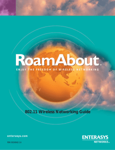 RoamAbout 802.11 Wireless Networking Guide