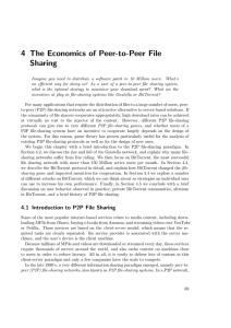 4 The Economics of Peer-to