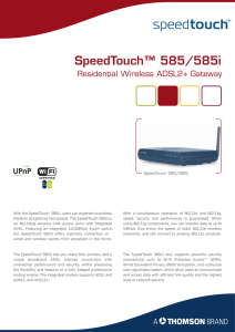 SpeedTouch™ 585/585i