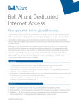 Bell Aliant Dedicated Internet Access