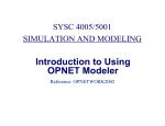 Introduction to Using OPNET Modeler