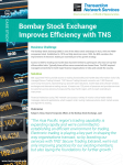 Bombay Stock Exchange Improves Efficiency with TNS