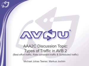 Types of Traffic in AVB 2