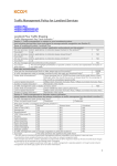 Traffic Management Policy for Landlord Services