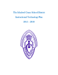 Instructional Technology Plan - Ichabod Crane Central School District