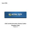 Practice Test - GCA Consultants