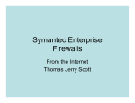 Symantec Enterprise Firewalls
