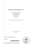 Internet Economics IV INFORMATIK