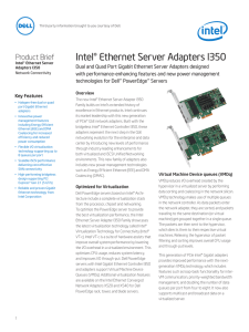 Intel® Ethernet Server Adapters I350