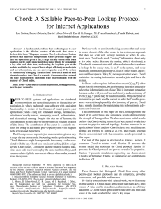 Chord: A Scalable Peer-to-Peer Lookup Protocol for Internet Applications