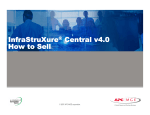 InfraStruXure Central v4.0 How to Sell ®