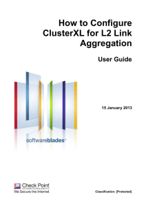 How to Configure ClusterXL for L2 Link Aggregation