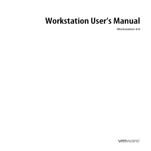 Workstation User’s Manual Workstation 6.0